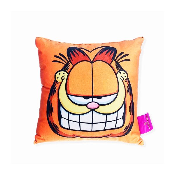 Almofada Garfield "Sorria" - 25cm - 1 unidade - Zona Criativa - Rizzo