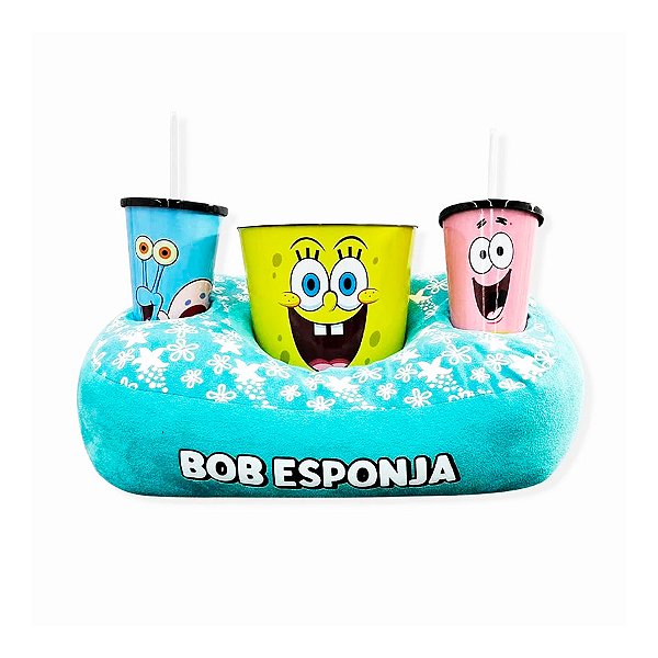Kit Almofada Pipoca Bob Esponja - 1 unidade - Zona Criativa - Rizzo