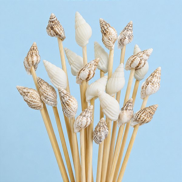 Palito em Bambu para Petiscos - Concha - 20 unidades - Rizzo
