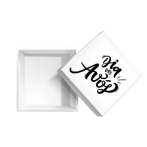 Caixa Cubo Personalizada Dia dos Avós - 1 unidade - Rizzo