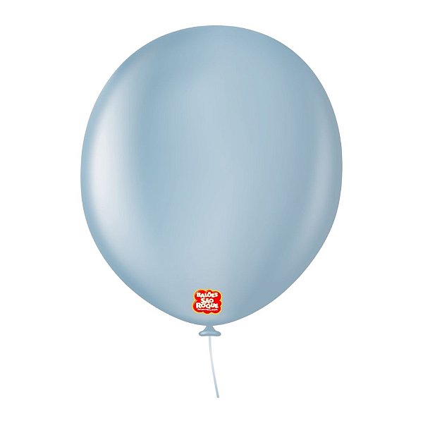 Balão Profissional Premium Uniq - Azul Quartzo - 25 unidades - Balões São Roque - Rizzo