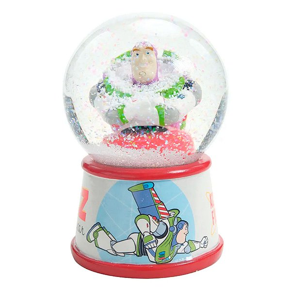 Enfeite Decorativo de Natal - Globo de Neve com Buzz Lighttyear - 12cm - 1 unidade - Cromus - Rizzo