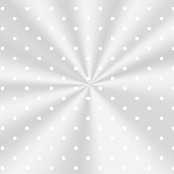 Saco Transparente Decorado - Poa Branco - 11x19,5cm - 100 unidades - Cromus - Rizzo