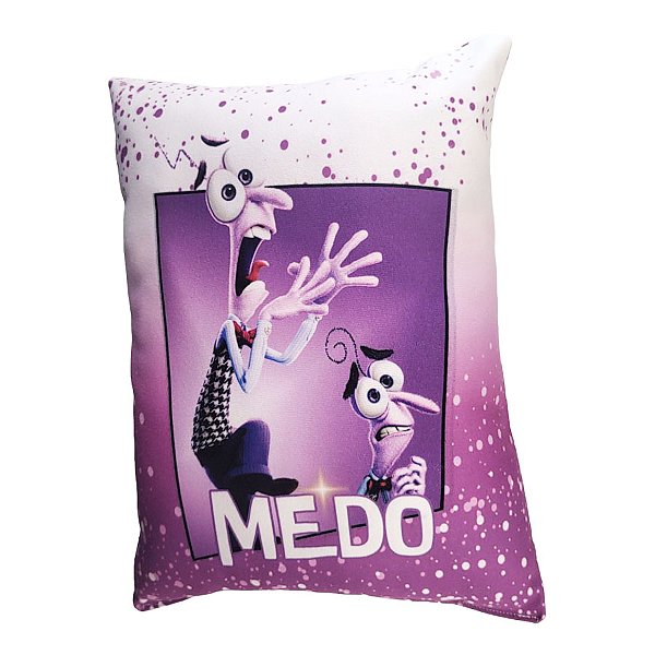 Almofada Sentimentos - Medo -  40x30cm - 1 unidade - Rizzo - Rizzo