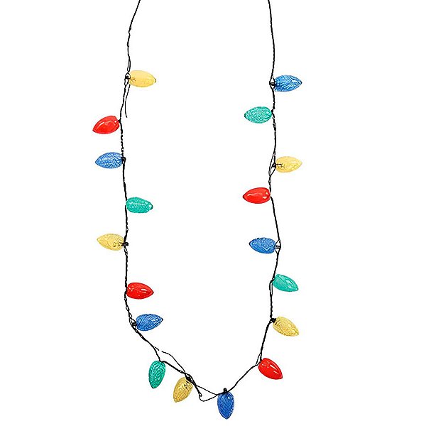 Enfeite Decorativo de Natal - Colar 8 Leds Piscantes - 80cm - 1 unidade - Cromus - Rizzo