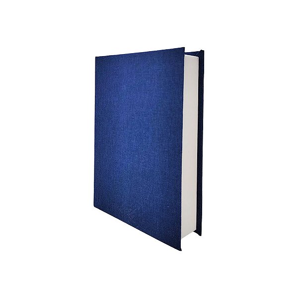 Enfeite Decorativo - Livro Fake Azul Marinho - 22x15,5cm - 1 unidade - Rizzo - Rizzo