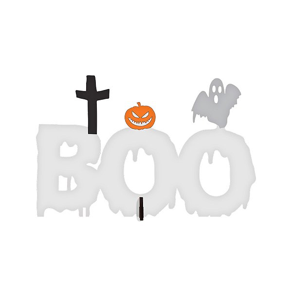 Display de Mesa em MDF - Boo - 24,5x15,5cm - 1 unidade - Rizzo