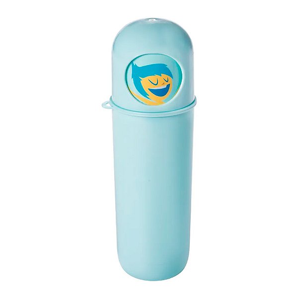 Porta Escovas Divertidamente 2 - 370ml - 6,5x20,5cm - 1 unidade - Plasútil - Rizzo