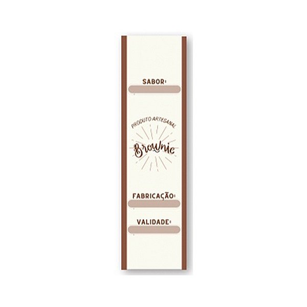 Cinta de Papel - Brownie - 10 unidades - Stickr - Rizzo