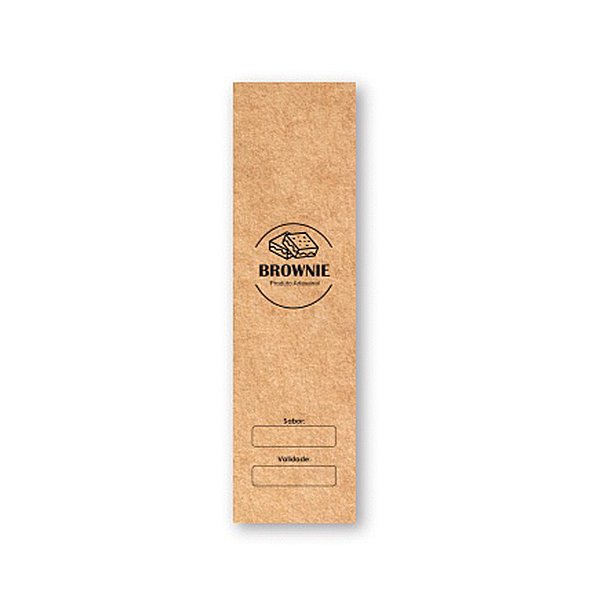 Cinta Kraft - Brownie - 10 unidades - Stickr - Rizzo
