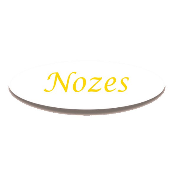 Adesivo "Nozes" - Ref.2286 - Hot Stamping - 100 unidades - Stickr - Rizzo