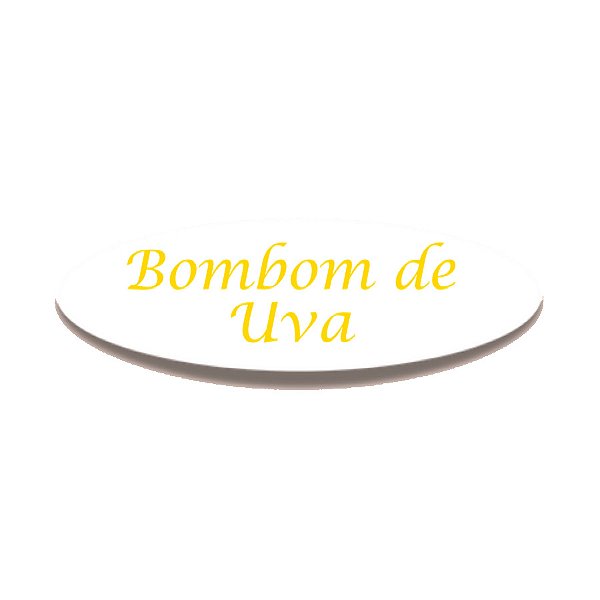 Adesivo "Bombom de Uva" - Ref.2275 - Hot Stamping - 100 unidades - Stickr - Rizzo