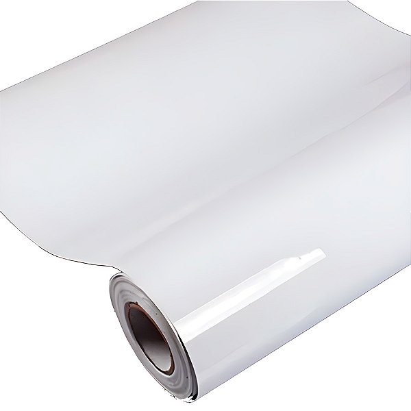 Vinil Adesivo 5m x 30cm - Branco - 1 unidade - Rizzo