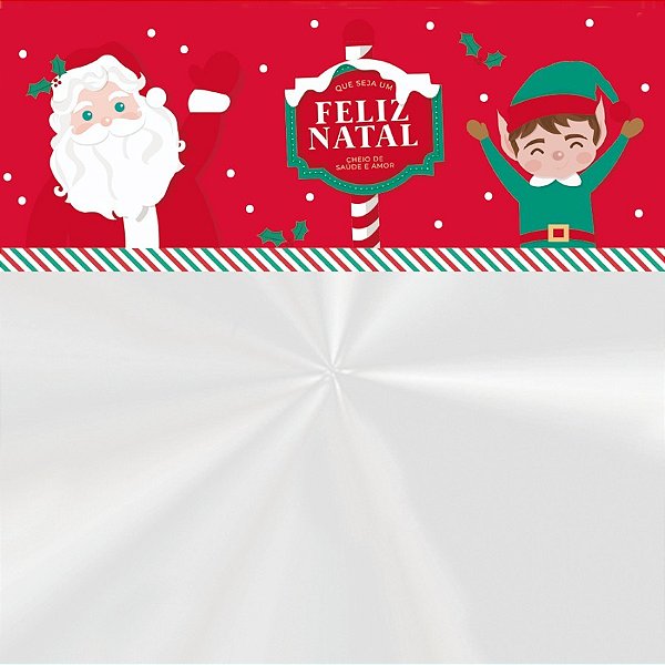 Saco Transparente para Cesta - Polo Norte Barrado - 25 unidades - Cromus - Rizzo