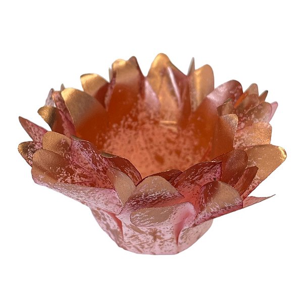 Forminha para Doces Finos - Madri - Rose Gold - 50 unidades - Decora Doces - Rizzo
