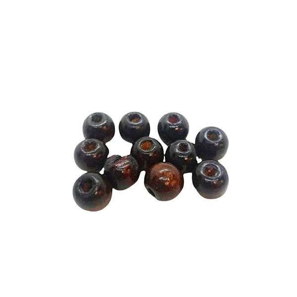 Bola de Madeira 16mm - Café - 12 unidades - Art Montagem - Rizzo