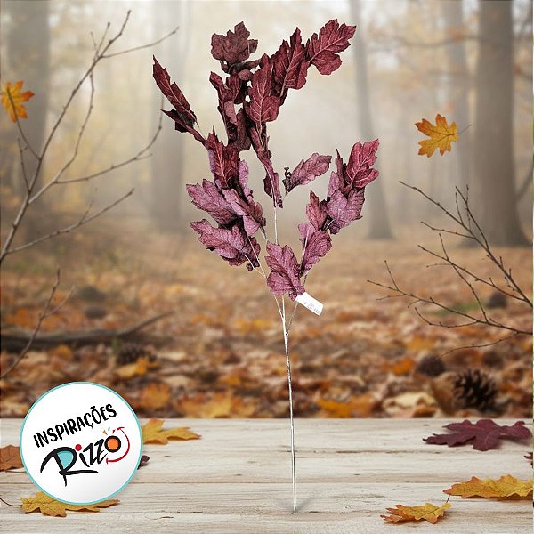 Galho Decorativo - Bordo Antigo - 103cm - 1 unidade - Rizzo