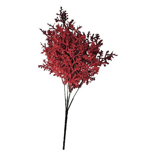 Galho Decorativo - Vermelho - 36cm - 1 unidade - Rizzo