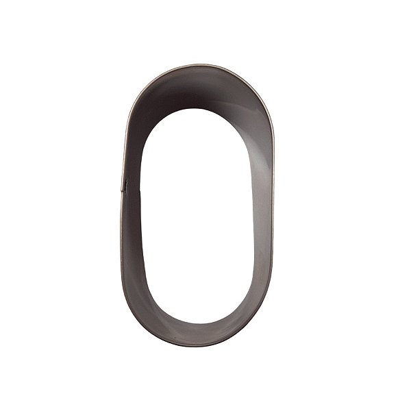 Cortador Aro Oval 10x4,5x4cm - Ref.2081  - 1 unidade - RR Cortadores - Rizzo