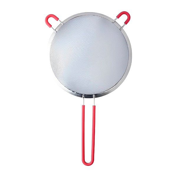 Peneira de Aço Inóx e Silicone - 18cm - 1 unidade - Clink - Rizzo