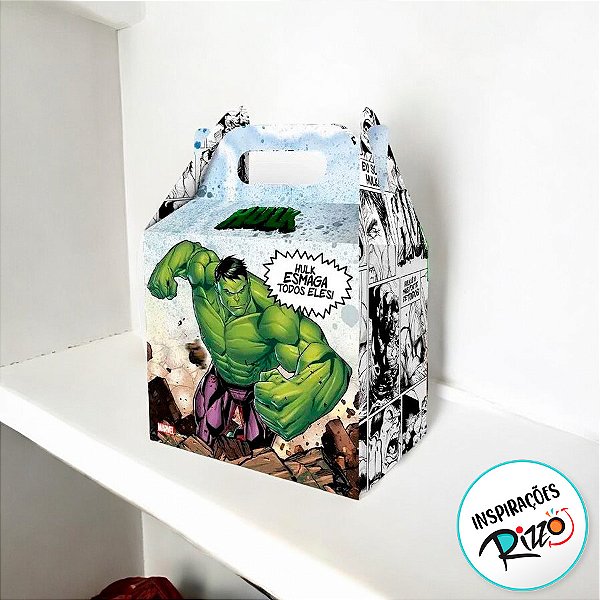Caixa Surpresa Maleta - Hulk Core - 4 unidades - Regina - Rizzo