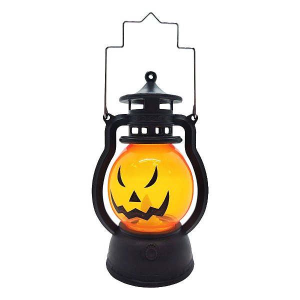 Mini Lamparina Decorativa Halloween - Abóbora Mod.1 - 12x6cm - 1 unidade - Rizzo