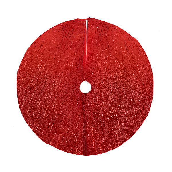 Saia Para Árvore de Natal - Vermelho - 120cm  - 1 unidade - Cromus - Rizzo
