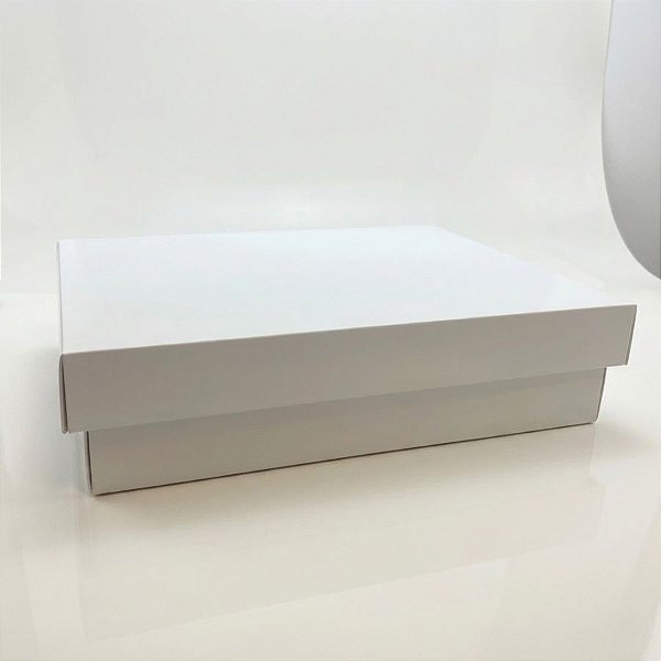 Caixa para Presente Premium Retangular - Branca - 22,7x17,2x6cm - 5 unidades - Assk - Rizzo