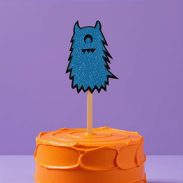 Palito Decorativo Halloween - Monstro - 27cm - 5 unidades - Rizzo