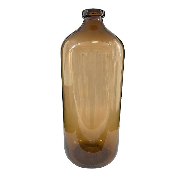 Vaso Grande Marrom de Vidro - 40cm - 1 unidade - Rizzo
