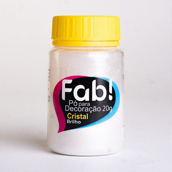 Pó para Decoração Cristal Brilho 20g - 1 unidade - Fab - Rizzo