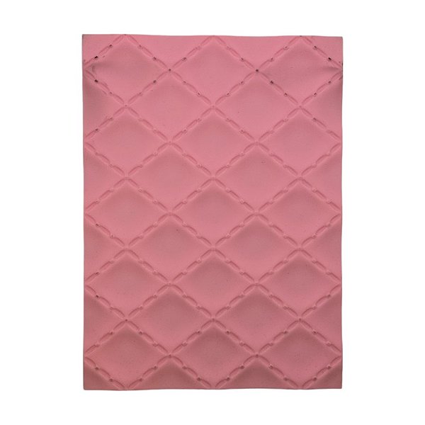 Molde de Silicone Texturizada - Costura Quadriculada - 25cm - 1 unidade - Le Chef - Rizzo