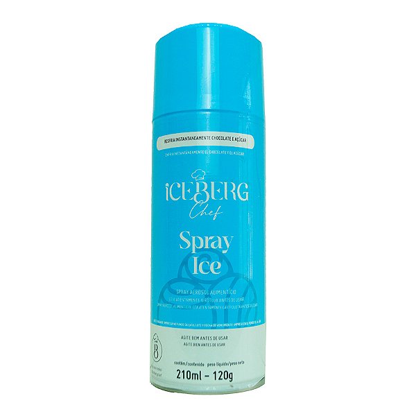 Spray Ice Congelante para Chocolate 210ml - Iceberg Rizzo Confeitaria