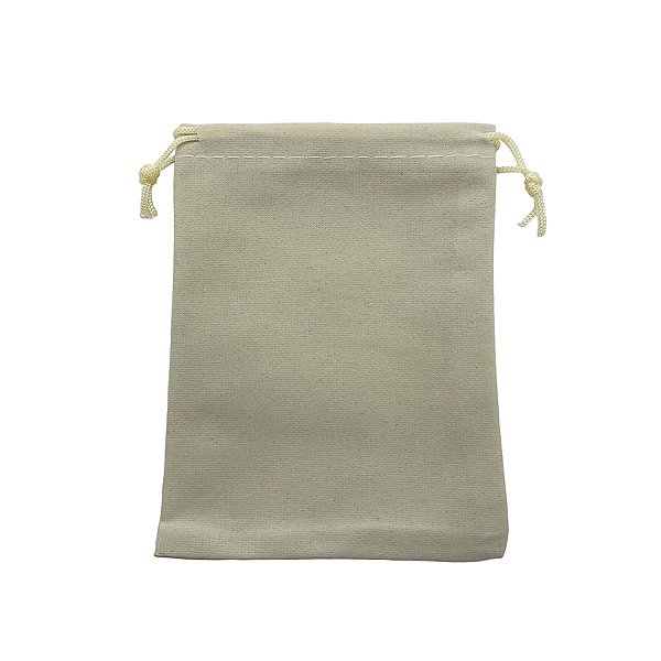 Saquinho de Veludo Premium - Bege - 12x17cm - 10 unidades - Rizzo
