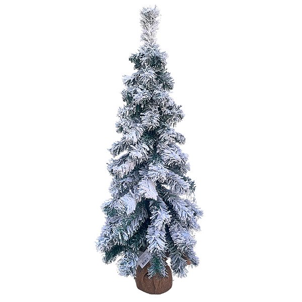 Árvore de Natal Modelo Tomilho Nevada - 80 Galhos - 90cm - Ref. RZO425 - 1 unidade - Rizzo