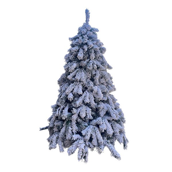 Árvore de Natal Modelo Cardamomo Nevada - 1657 Galhos - 2,70m - Ref. RZO390 - 1 unidade - Rizzo