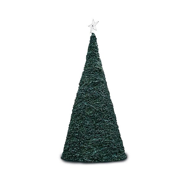 Árvore de Natal Premium - Torre de Metal com Festão - Verde - 6m - 1 unidade - Cromus - Rizzo