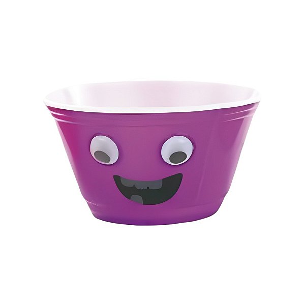 Bowl de Halloween Divertido - Roxo - 16x9,5cm - 1 unidade - Cromus - Rizzo
