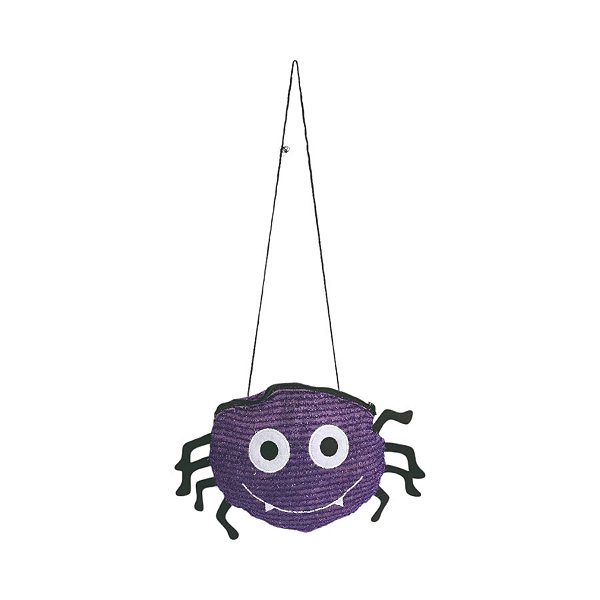 Bolsinha Aranha Roxa de Halloween - 20cm - 1 unidade - Cromus - Rizzo