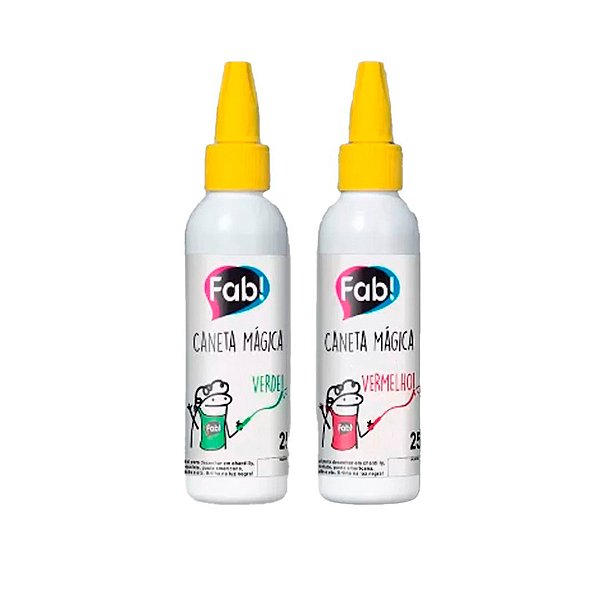Kit 2 Gel Caneta Mágica de Natal - 2 unidades - Fab - Rizzo