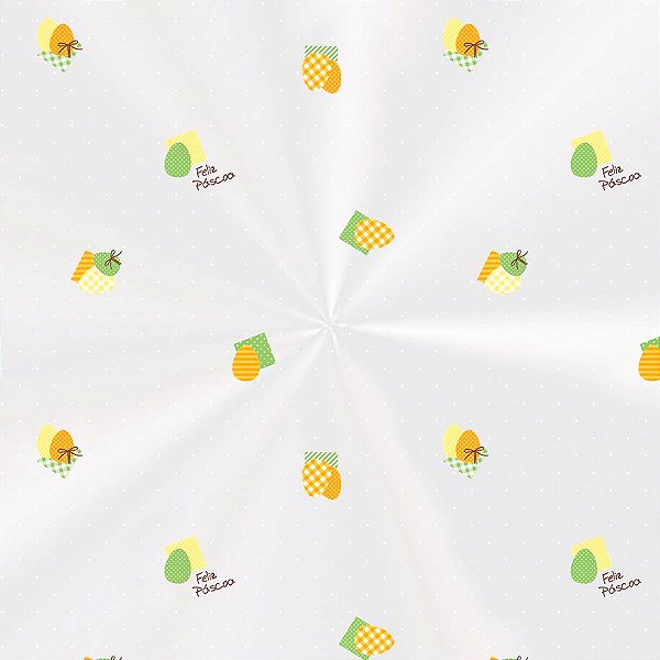 Saco Transparente Decorado - Classic Easter - 100 unidades - Cromus - Rizzo
