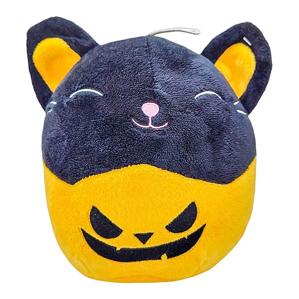 Abóbora Gato de Pelúcia - 20cm - 1 unidade - Rizzo