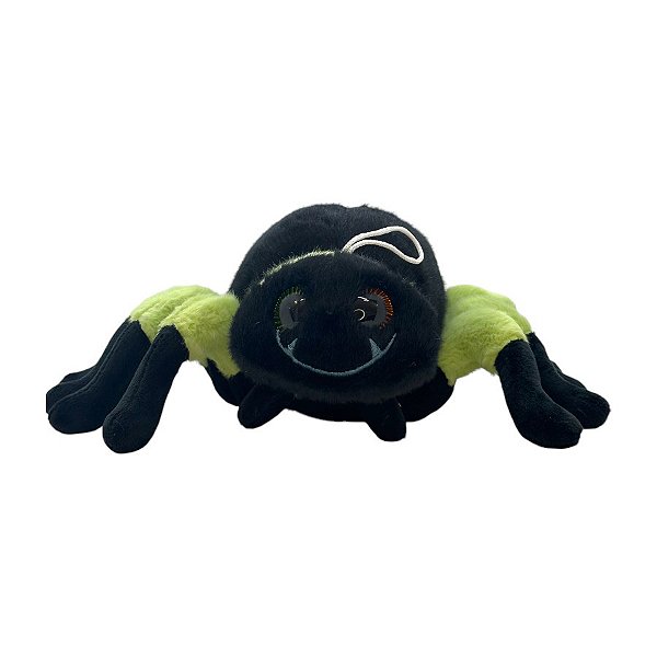 Aranha Verde de Pelúcia - 25cm - 1 unidade - Rizzo
