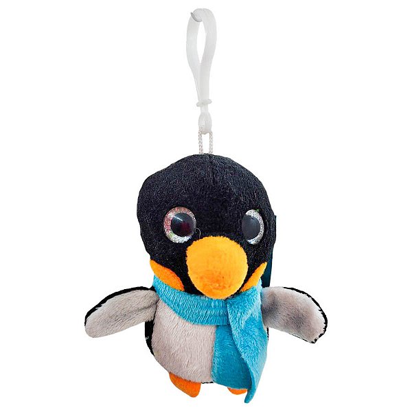 Pinguim Chaveiro de Pelúcia - 10cm - 1 unidade - Rizzo