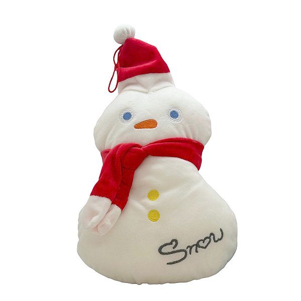 Boneco de Neve de Pelúcia - 27cm - 1 unidade - Rizzo