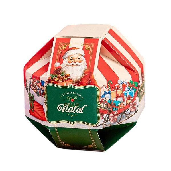 Caixa Bolinha para Doces - Natalina - 1 unidade - Rizzo