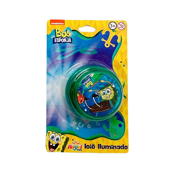 Iôiô para Lembrancinha Bob Esponja - Verde - 1 unidade - Rizzo