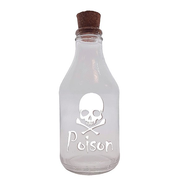 Garrafa Coquinho de Halloween - Frasco de Veneno - 1 unidade - Rizzo