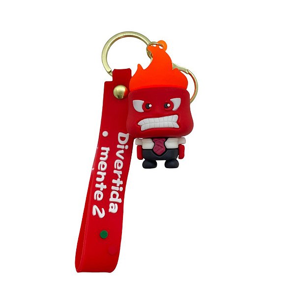 Chaveiro Divertidamente - Raiva - 6cm - 1 unidade - Rizzo