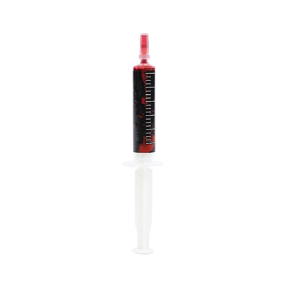 Maquiagem para Halloween - Sangue Falso Seringa - 5ml - 1 unidade - Cromus - Rizzo